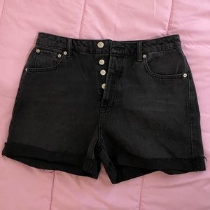High Waisted Denim Shorts